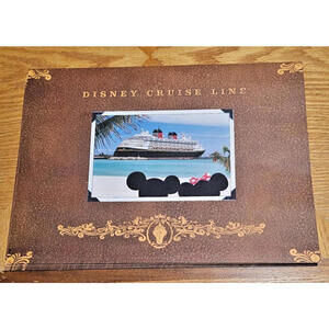 Large Disney Cruise Line Picture Photo Folder Holders - Vacation Memories